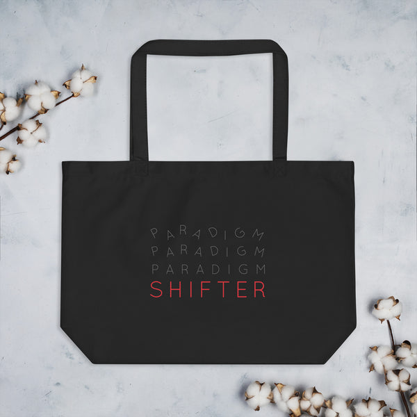 Paradigm Shifter (Chaos Text) - Organic Oversized Weekender / Tote