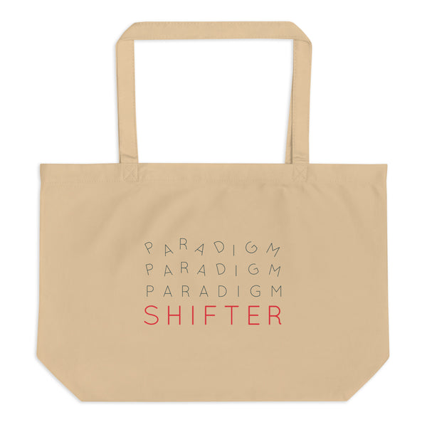 Paradigm Shifter (Chaos Text) - Organic Oversized Weekender / Tote