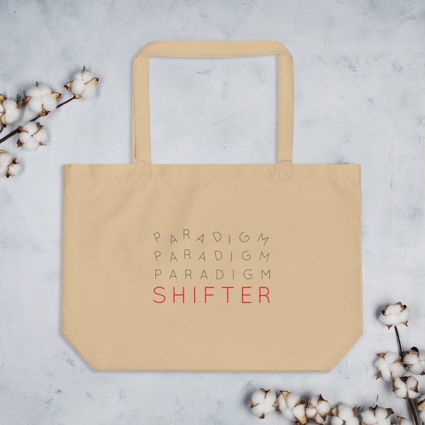 Paradigm Shifter (Chaos Text) - Organic Oversized Weekender / Tote