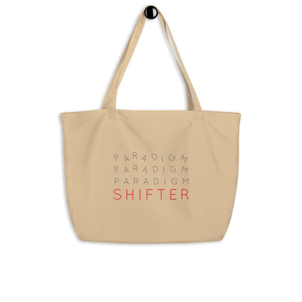 Paradigm Shifter (Chaos Text) - Organic Oversized Weekender / Tote