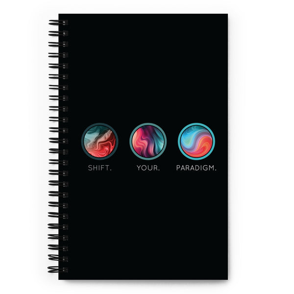 Shift Your Paradigm (Swirl Images) - Spiral Notebook