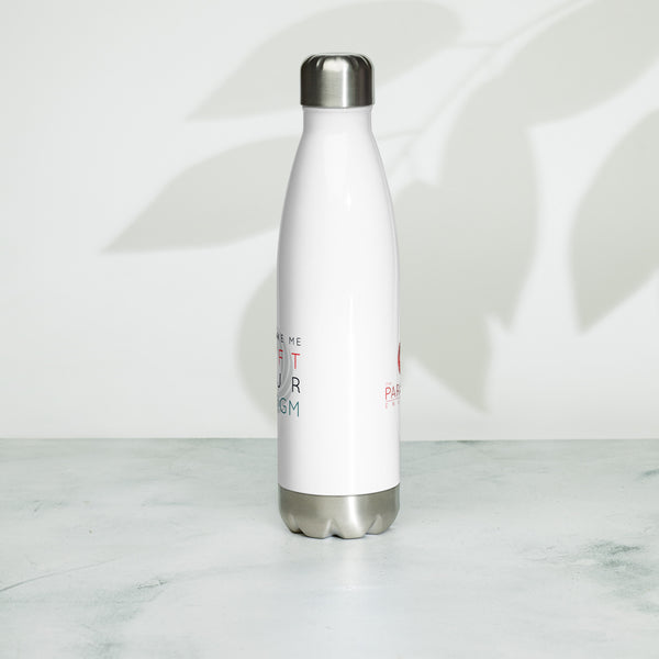 Don’t Make Me Shift Your Paradigm (Gray Icon) - Stainless Steel Water Bottle