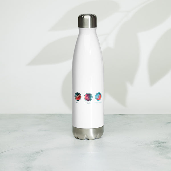 Shift Your Paradigm (Swirl Images) - Stainless Steel Water Bottle