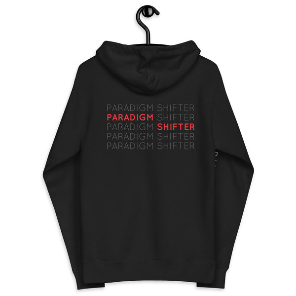 Paradigm Shifter (Repeated Text) - Zip Up Hoodie