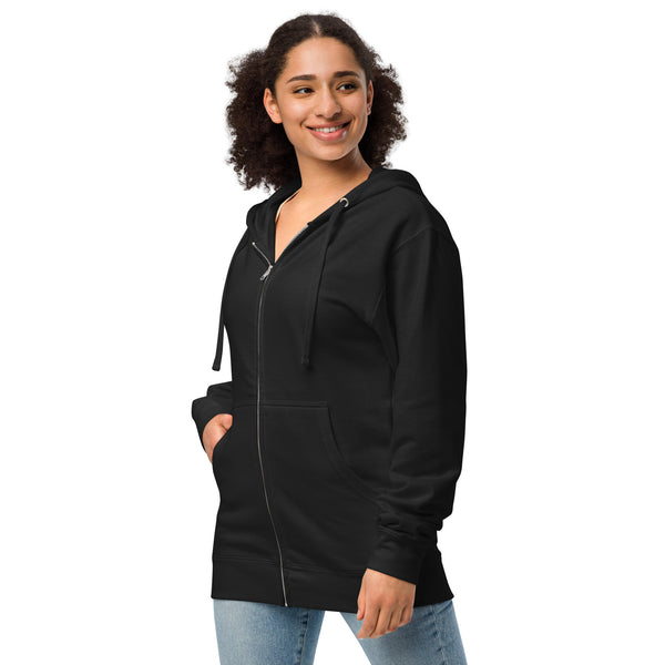 Paradigm Shifter (Repeated Text) - Zip Up Hoodie