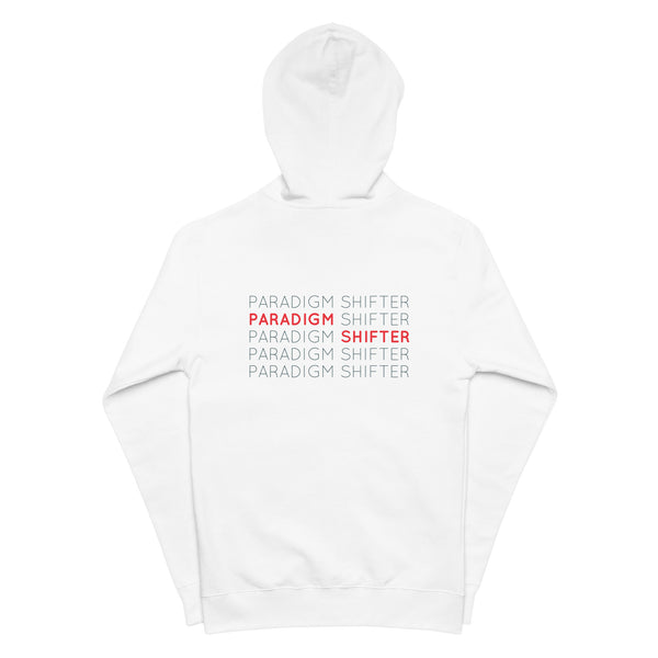 Paradigm Shifter (Repeated Text) - Zip Up Hoodie