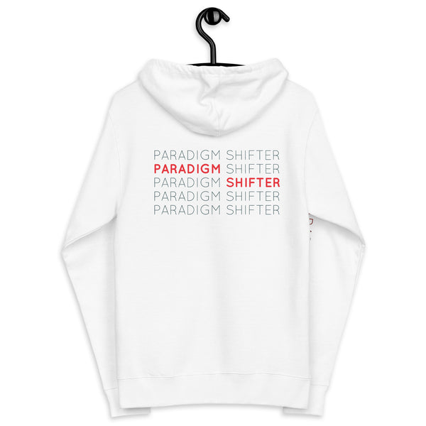 Paradigm Shifter (Repeated Text) - Zip Up Hoodie