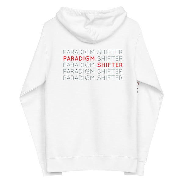 Paradigm Shifter (Repeated Text) - Zip Up Hoodie