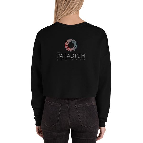 Don’t Make Me Shift Your Paradigm (Gray Icon) - Crop Sweatshirt