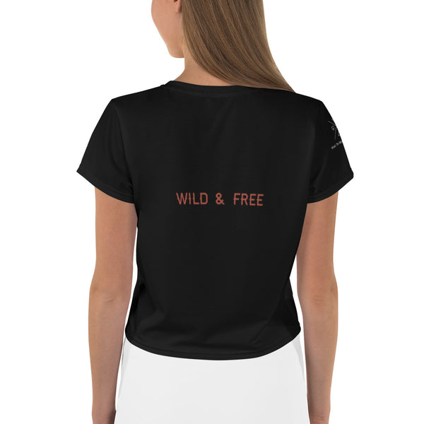 Wild & Free - Crop Tee