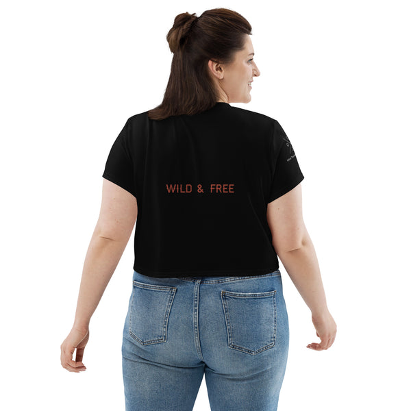 Wild & Free - Crop Tee