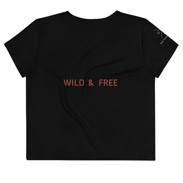 Wild & Free - Crop Tee
