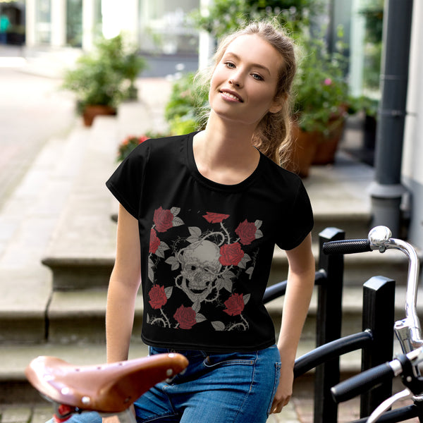 Wild Rose - Crop Tee