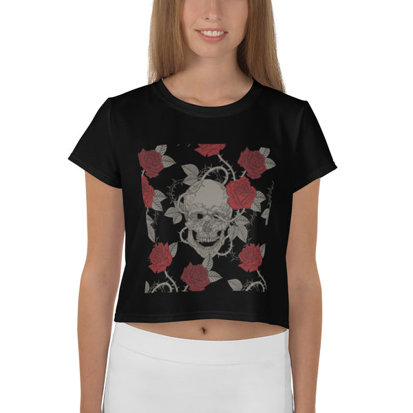 Wild Rose - Crop Tee