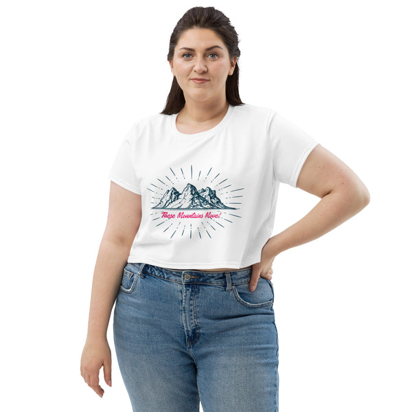 These Mountains Move! - Crop Tee