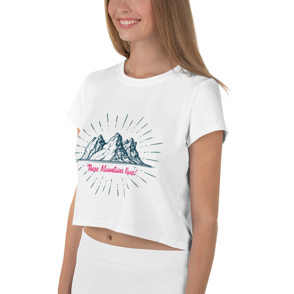 These Mountains Move! - Crop Tee