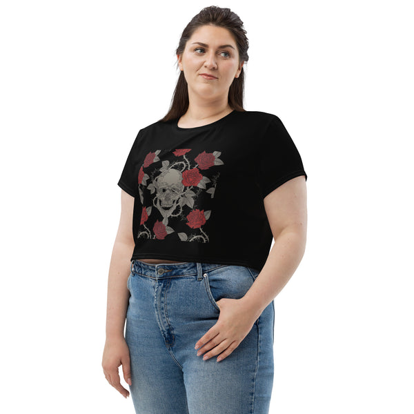 Wild Rose - Crop Tee