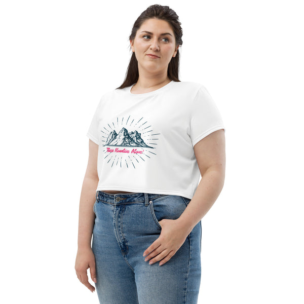 These Mountains Move! - Crop Tee