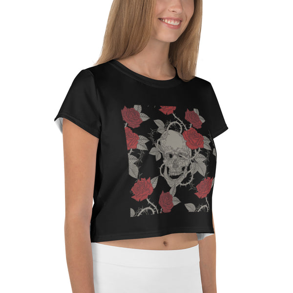 Wild Rose - Crop Tee