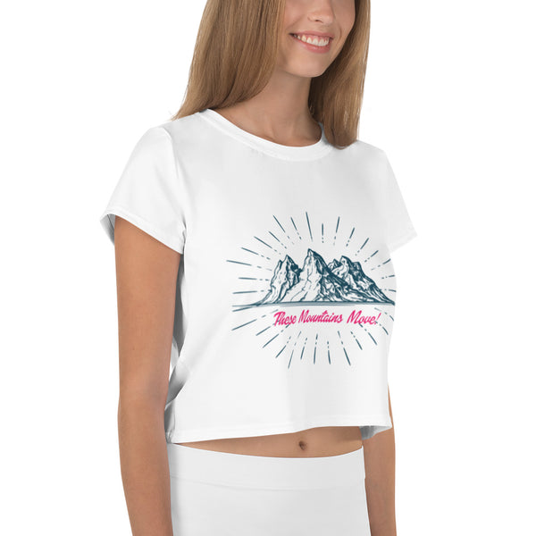 These Mountains Move! - Crop Tee