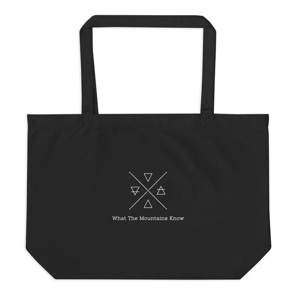 These Mountains Move! - Organic Oversized Weekender / Tote