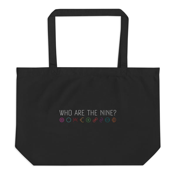 Who Are The Nine? - Organic Oversized Weekender / Tote