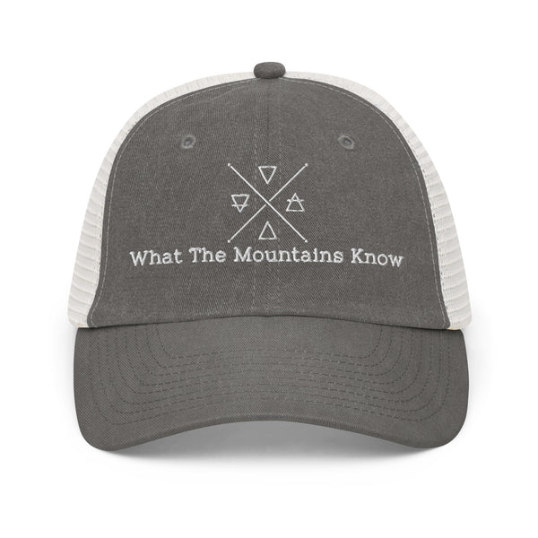 What The Mountains Know - Duo Embroidered Cap