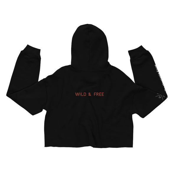 Wild & Free - Crop Hoodie