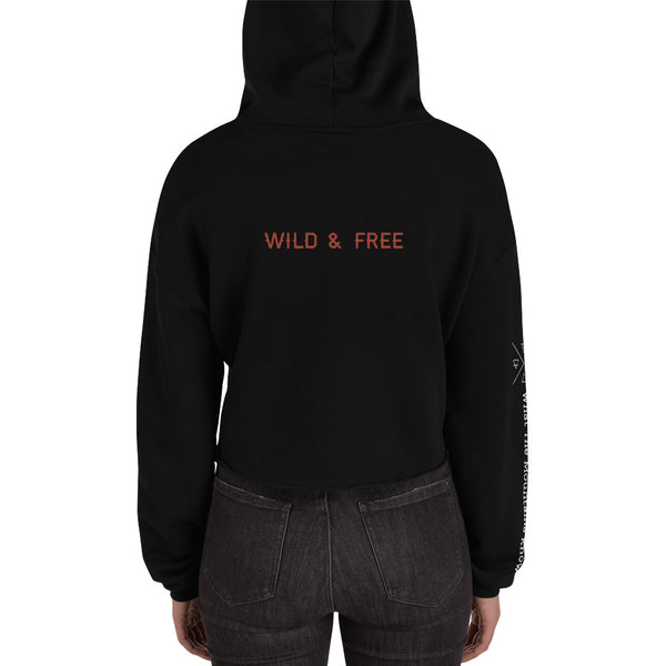 Wild & Free - Crop Hoodie