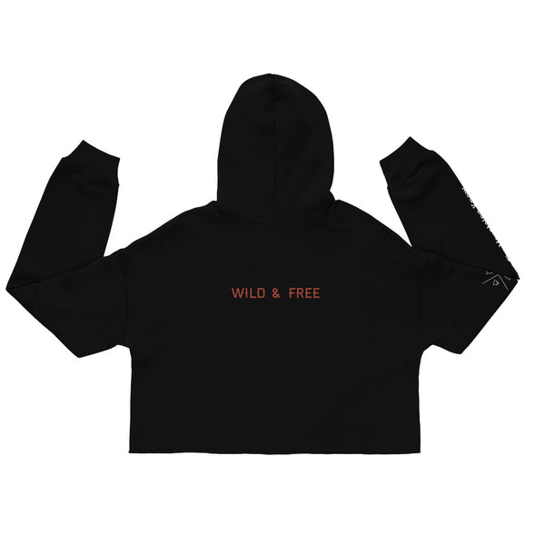 Wild & Free - Crop Hoodie