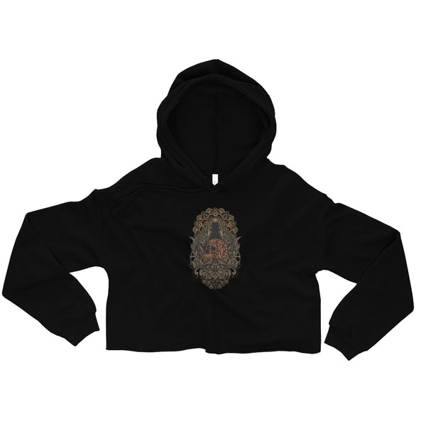 On Bended Mind - Crop Hoodie