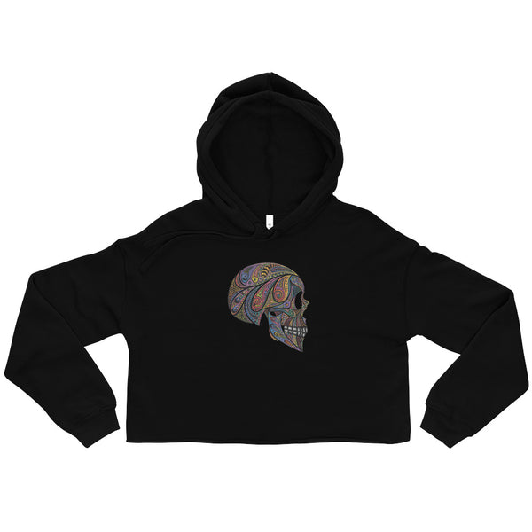 Paisley Haze - Crop Hoodie