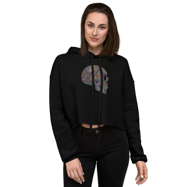 Paisley Haze - Crop Hoodie