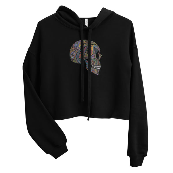 Paisley Haze - Crop Hoodie