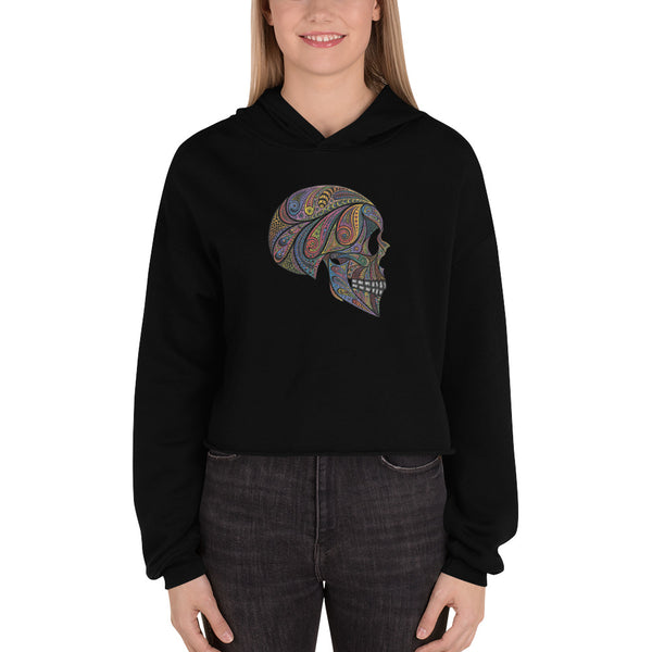 Paisley Haze - Crop Hoodie