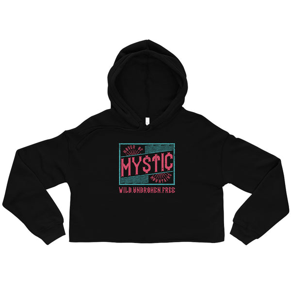 Mystic Mountains - Crop Hoodie