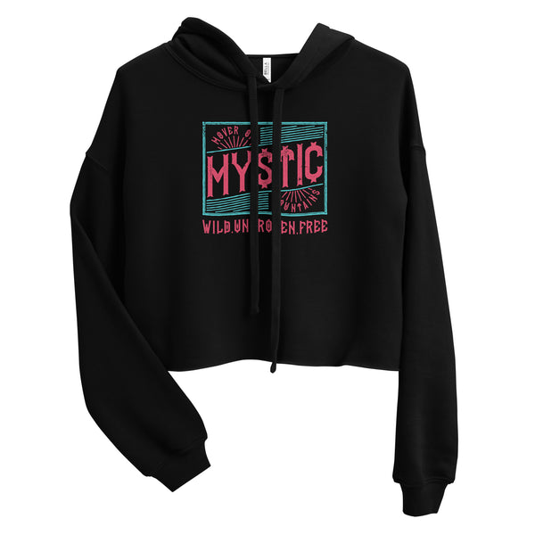 Mystic Mountains - Crop Hoodie