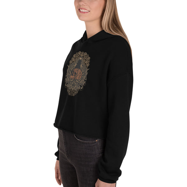 On Bended Mind - Crop Hoodie