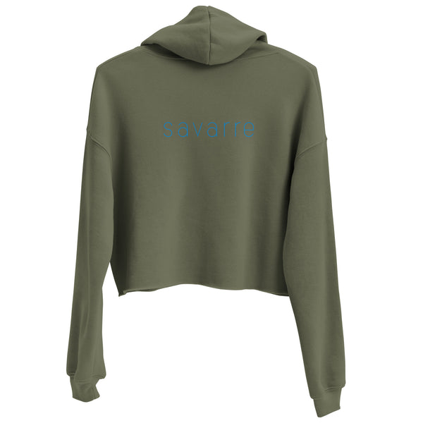 Paisley Haze - Crop Hoodie