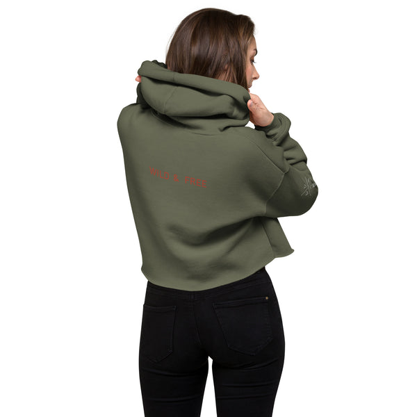 Wild & Free - Crop Hoodie