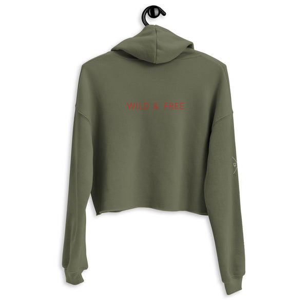 Wild & Free - Crop Hoodie