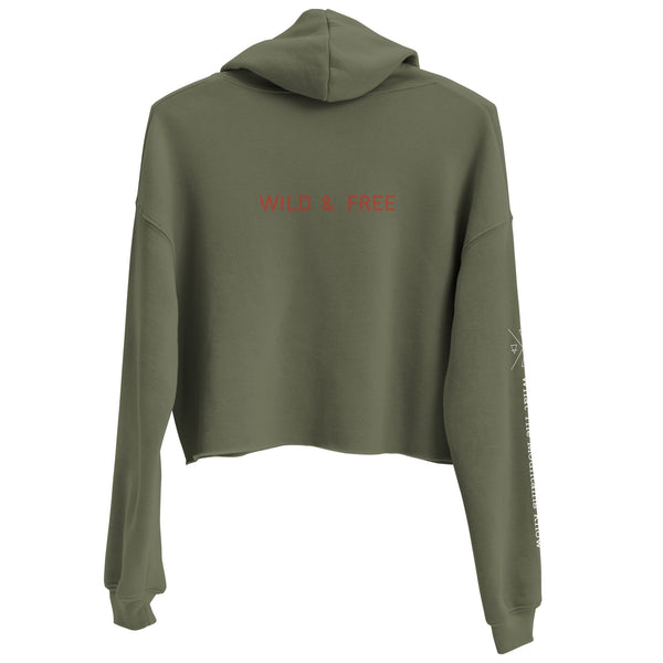 Wild & Free - Crop Hoodie
