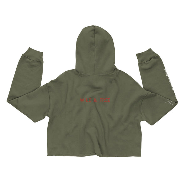 Wild & Free - Crop Hoodie