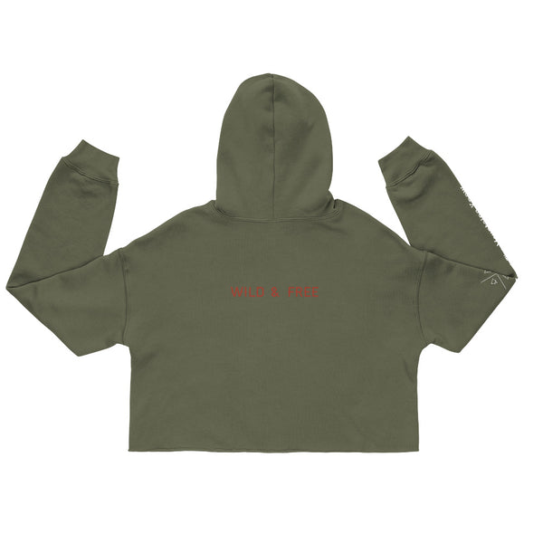 Wild & Free - Crop Hoodie