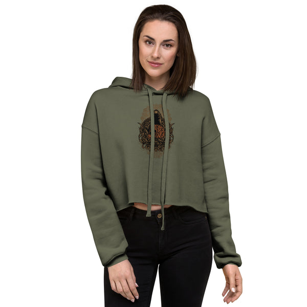 On Bended Mind - Crop Hoodie