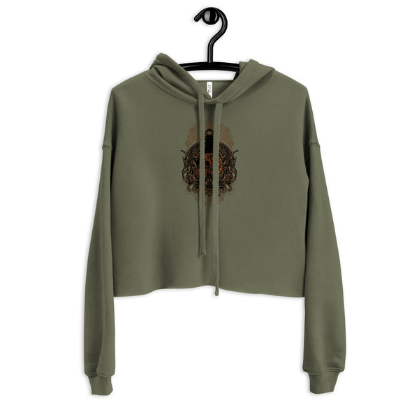 On Bended Mind - Crop Hoodie