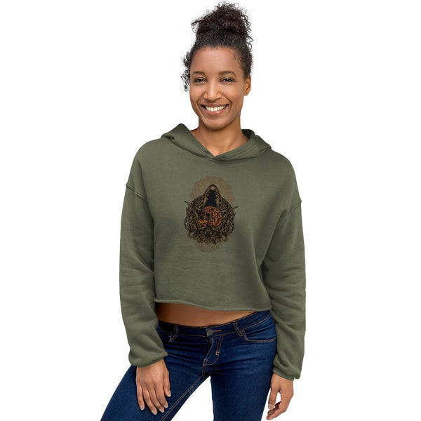 On Bended Mind - Crop Hoodie