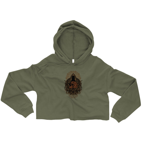 On Bended Mind - Crop Hoodie