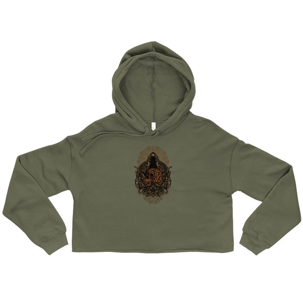 On Bended Mind - Crop Hoodie