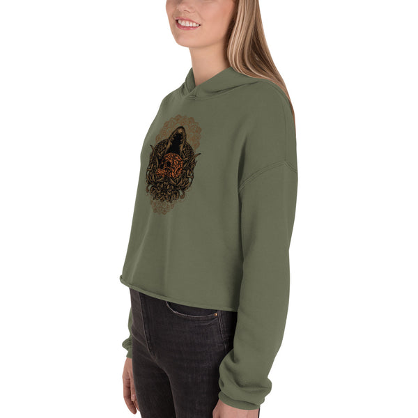 On Bended Mind - Crop Hoodie